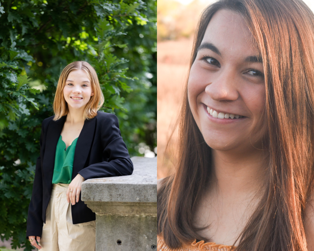 Catherine Adams and Abi Dumm